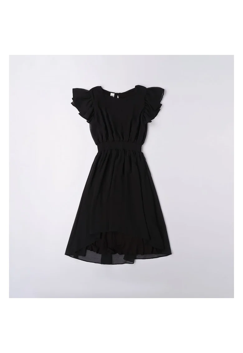 Rochie din voal cu trena pentru fete,  4.6554, Negru