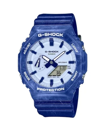 Ceas barbatesc  GA-2100BWP-2AER Quartz Albastru