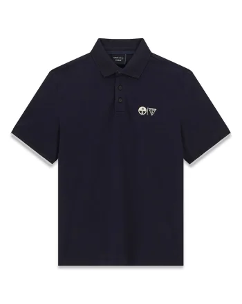 Tricou cu guler polo North Sails, Albastru ultramarin