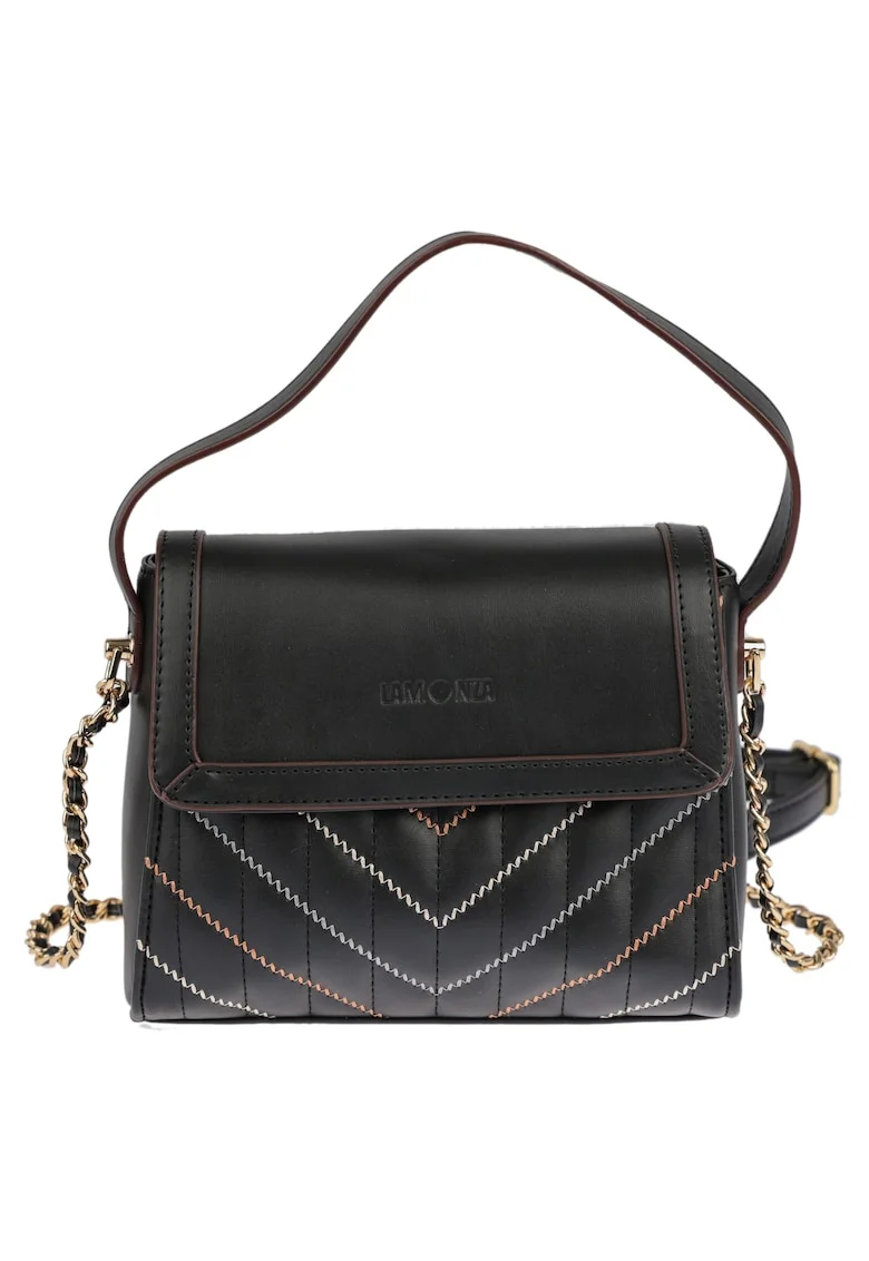 Geanta de dama  Elsa, 21x58x17, Negru