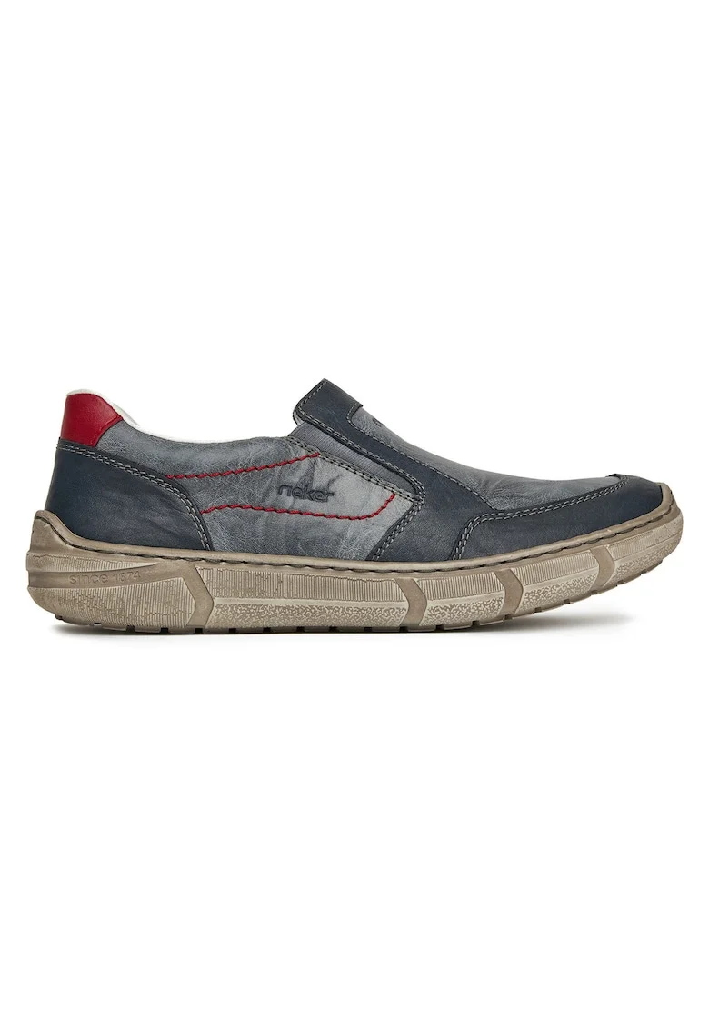 Pantofi barbatesti,  piele naturala, gri, Gri