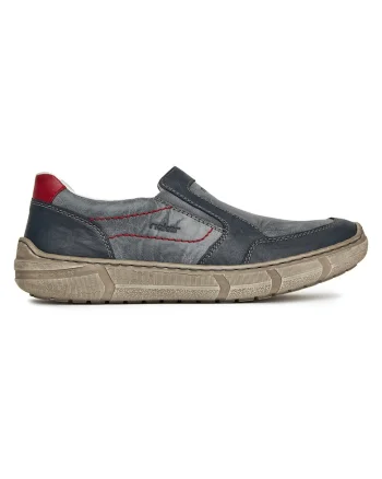 Pantofi barbatesti,  piele naturala, gri, Gri