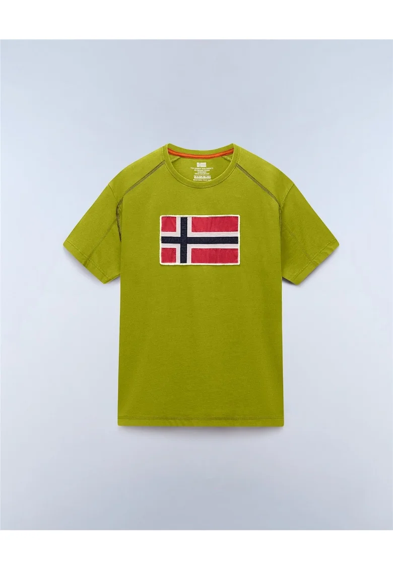 Tricou din bumbac la baza gatului