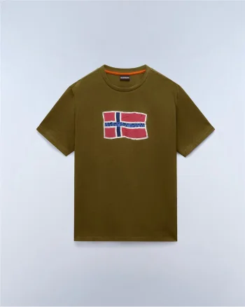 Tricou din bumbac cu logo Mahsa