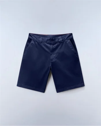 Pantaloni scurti Chino din bumbac cu talie medie Cyrus