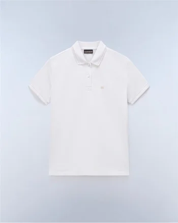 Tricou polo din bumbac cu slituri laterale Aurora