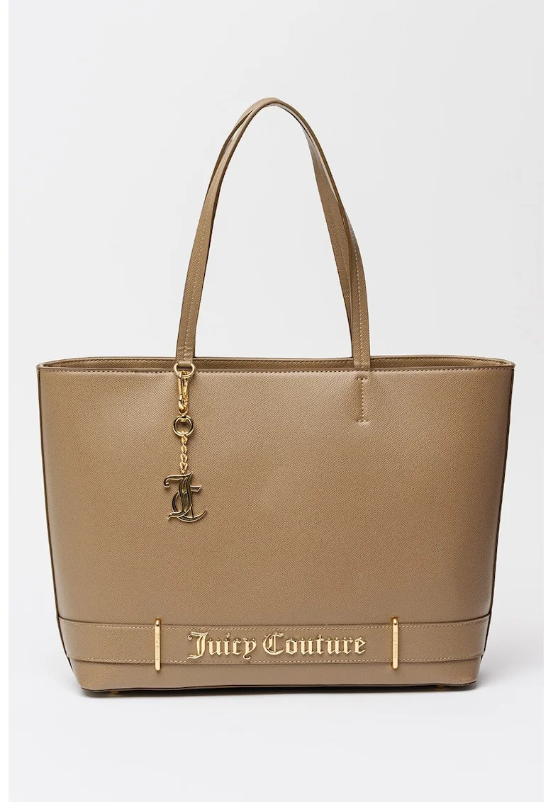 Geanta shopper din piele ecologica Jasmine, Maro taupe