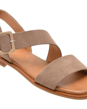 Sandale FLAVIA PASSINI gri, 35K6, din piele intoarsa