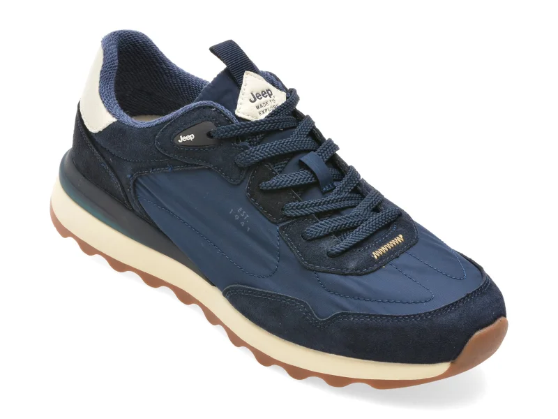 Pantofi sport JEEP bleumarin, 61020, din material textil