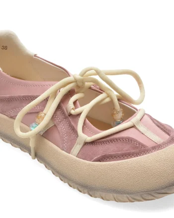 Pantofi sport GRYXX roz, 261055, din material textil si piele naturala