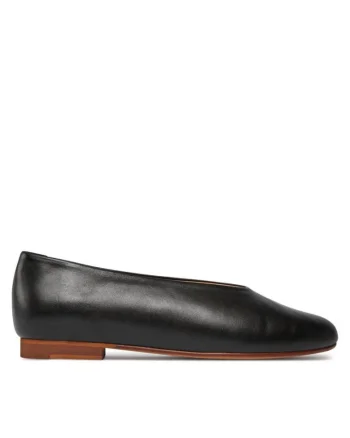 Balerini  303531577, Piele naturala, Negru, Negru