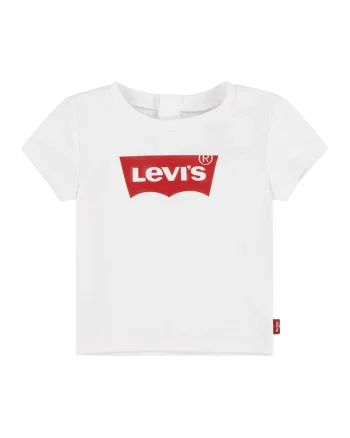 Tricou cu imprimeu logo Batwing, Rosu/Alb