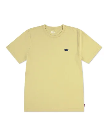 Tricou din bumbac cu detaliu logo, Galben/Galben sofran