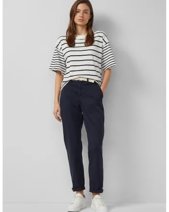 Pantaloni chino uni, Bleumarin