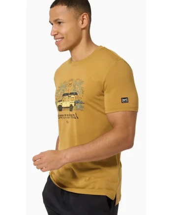 Tricou pentru barbati cu merino SN-SUPERNATURAL, M TROPICAR TEE, Maro
