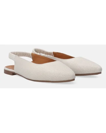 Balerini slingback din piele cu varf ascutit