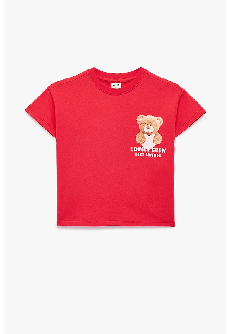 Tricou cu ursuleti, Rosu