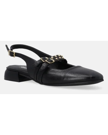 Balerini slingback din piele.