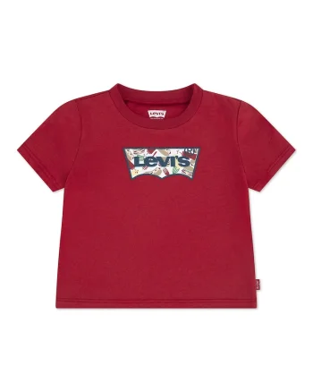 Tricou cu maneci liliac Barbecue, Rosu capsuna