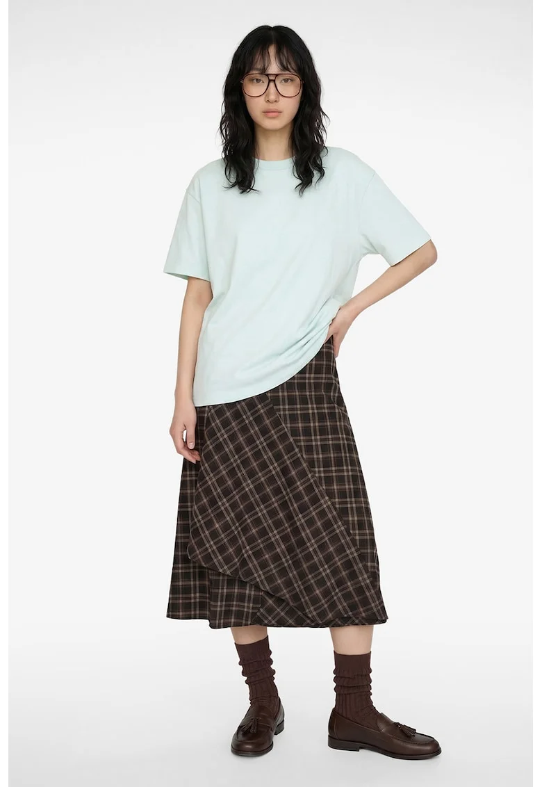 Tricou lejer de bumbac, Albastru inchis