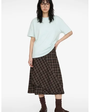 Tricou lejer de bumbac, Albastru inchis