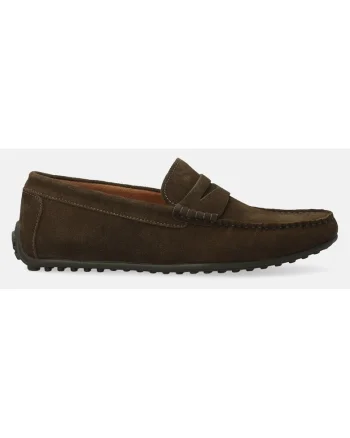 Pantofi driver din piele intoarsa