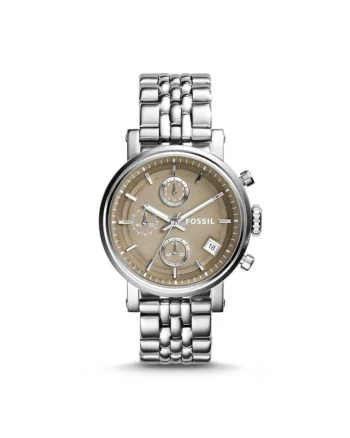 Ceas  Boyfriend ES3747, cronograf, inox argintiu, carcasa 38mm