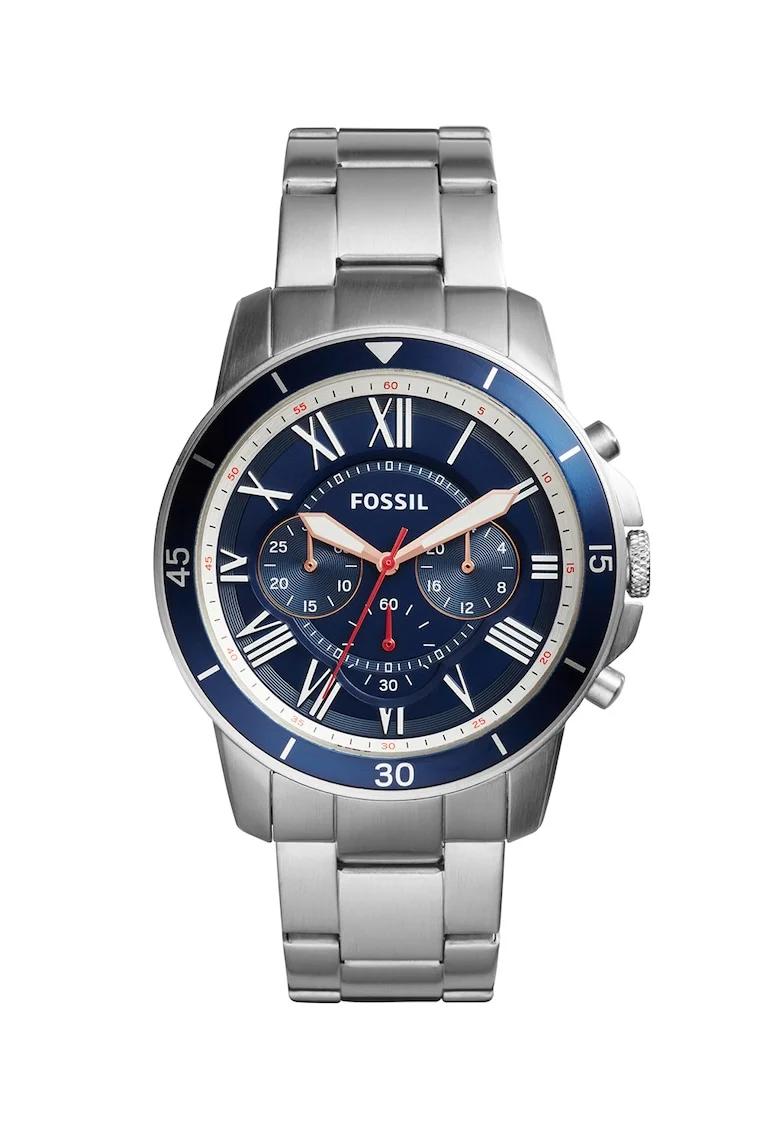 Ceas cronograf Grant Sport, Argintiu