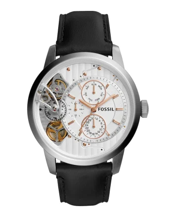 Ceas cu quartz si mecanism vizibil Townsman, Negru