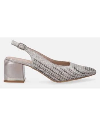 Pantofi din piele cu model perforat