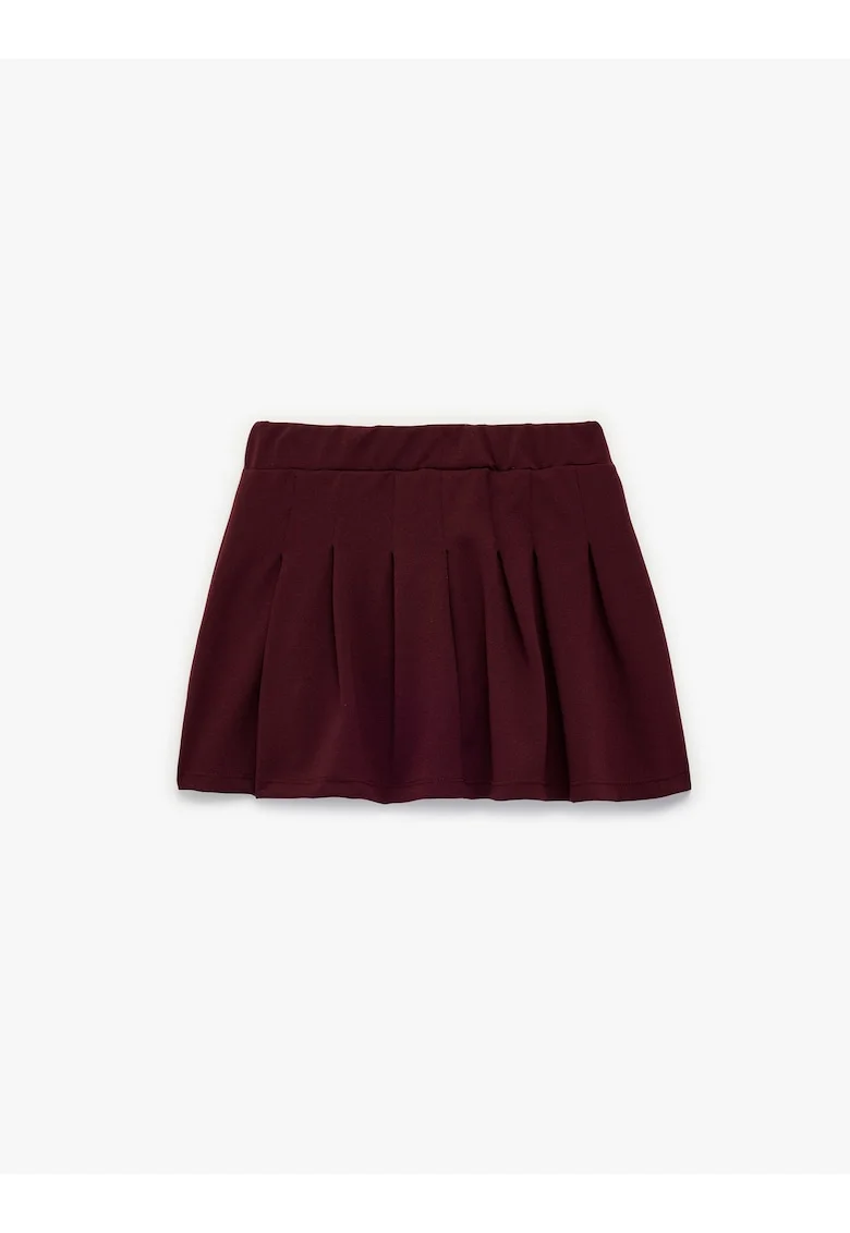 Fusta mini cu croiala evazata, Violet tyrian