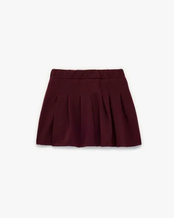 Fusta mini cu croiala evazata, Violet tyrian