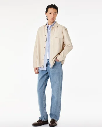 Blugi drepti Vintage, Albastru lavanda