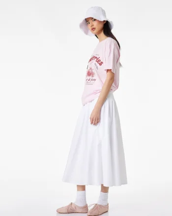 Tricou din bumbac cu imprimeu, Roz zmeuriu/Roz pastel/Negru stins