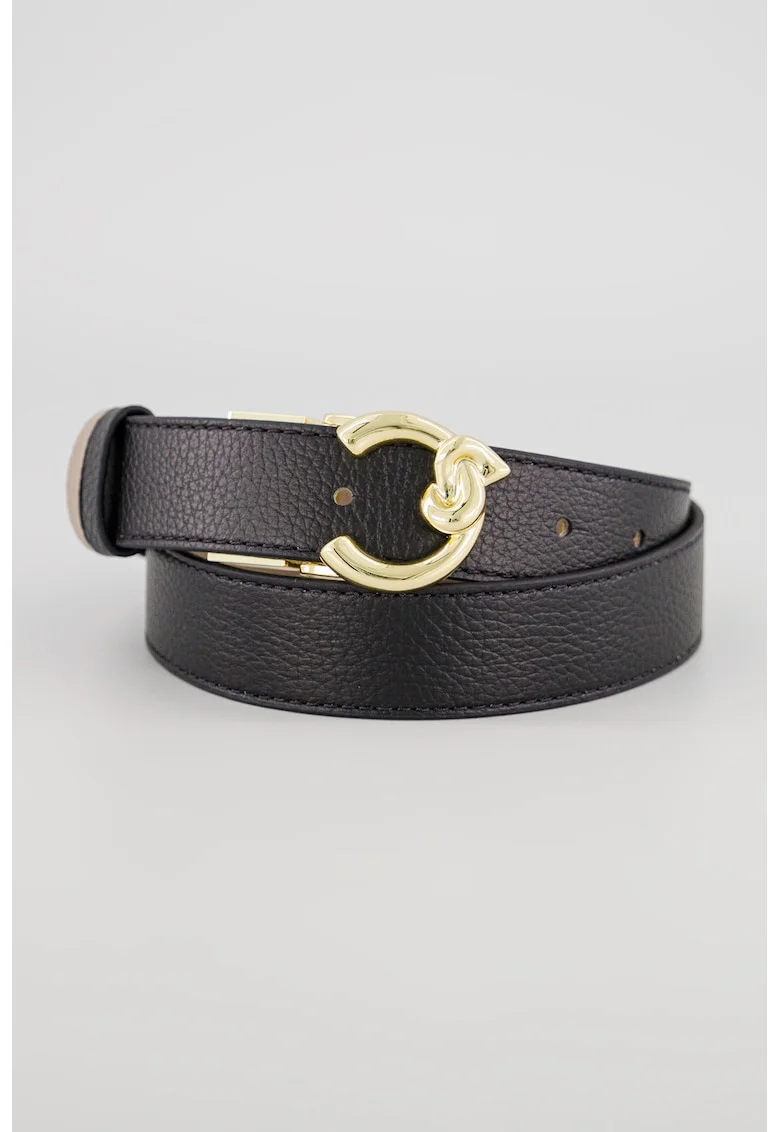 Curea reversibila din piele C-Me, Negru