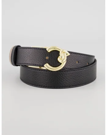 Curea reversibila din piele C-Me, Negru