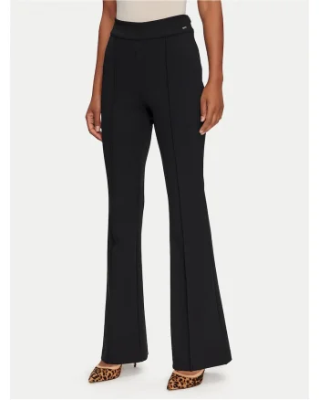 Pantaloni dama,  poliester/elastan, negru