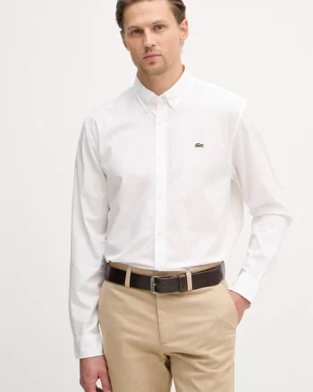 Lacoste cămașă pentru bărbați, din bumbac