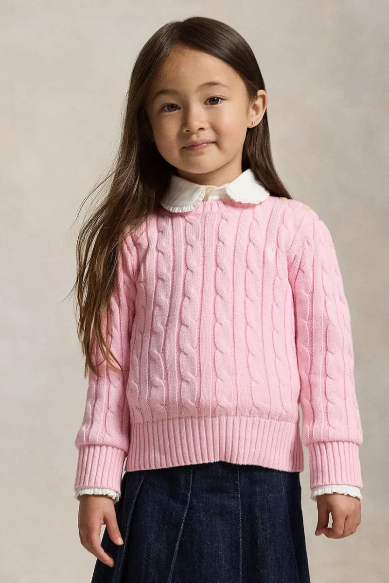 Polo Ralph Lauren pulover de bumbac pentru copii