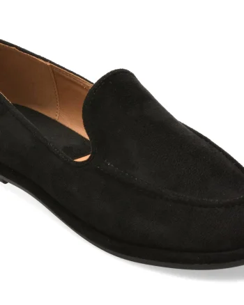 Mocasini FLAVIA PASSINI negri, HZY53, din material textil