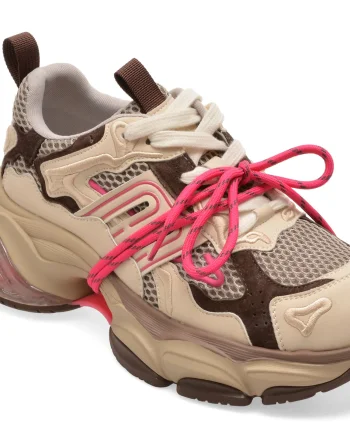 Pantofi sport GRYXX maro, 991, din material textil si piele naturala