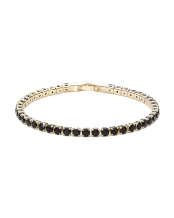 Bratara Tennis Cu Cristale Zirconia Negre