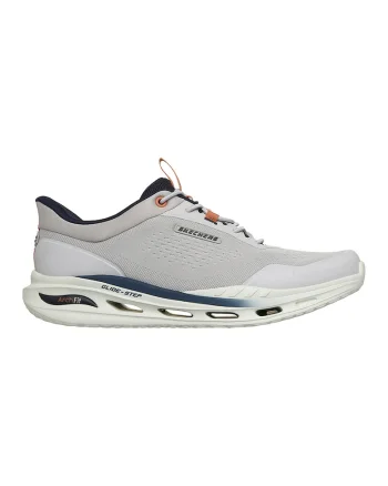 Pantofi sport cu sireturi Arch fit, Gri deschis