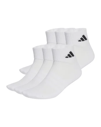 Sosete pana la glezna unisex - 6 perechi, Alb