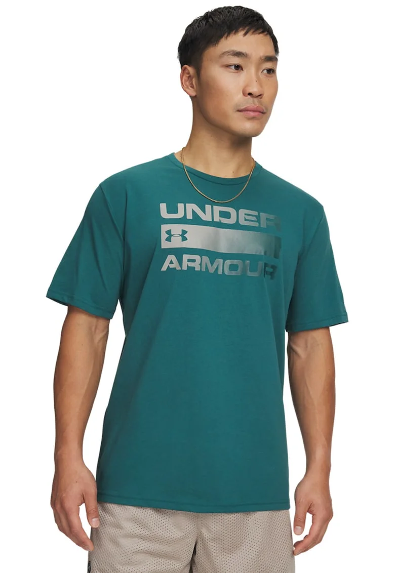 Tricou din amestec de bumbac Team Issue Wordmark, Verde persan