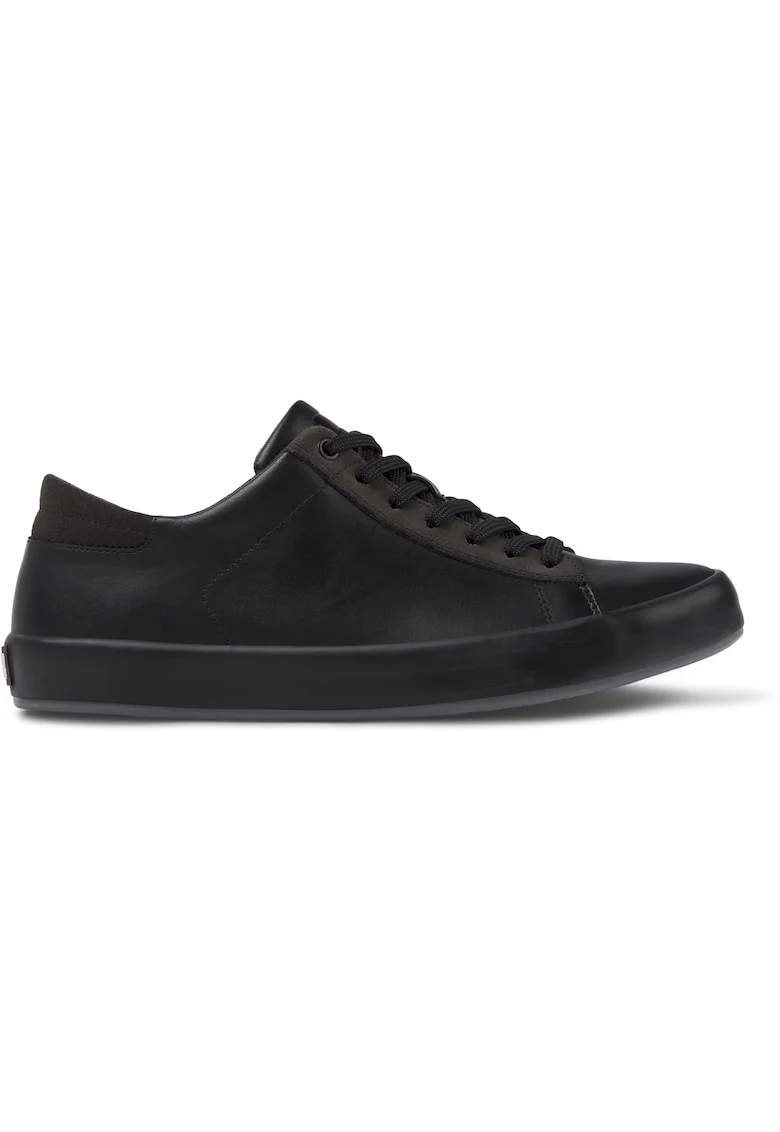 Pantofi sport de piele Andratx, Negru