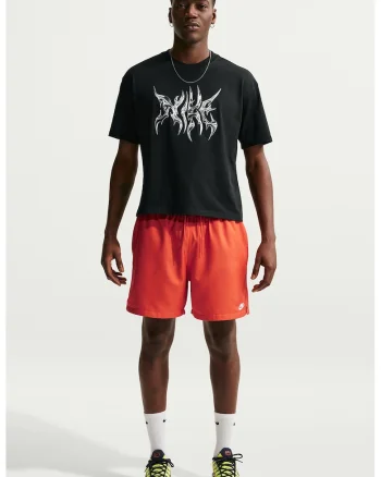 Tricou din bumbac cu imprimeu logo pe partea din fata si pe partea din spate, Negru/Alb optic