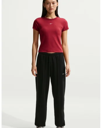 Tricou slim fit din amestec de modal, Rosu inchis