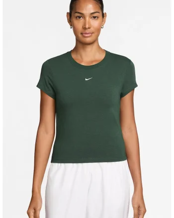 Tricou slim fit din amestec de modal, Verde inchis