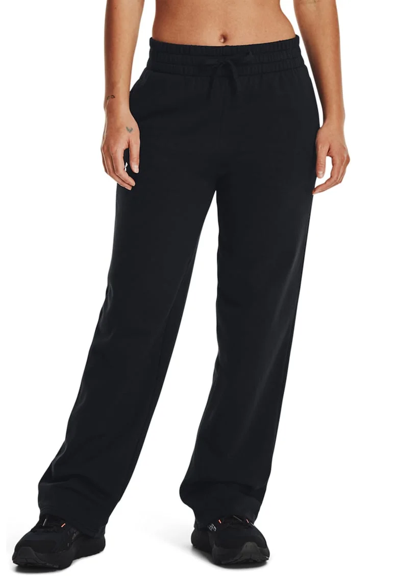 Pantaloni de trening cu croiala regular-fit Rival, Alb/Negru